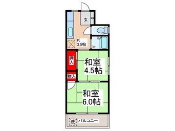 間取図 ｸﾞﾘﾑﾊｲﾂ