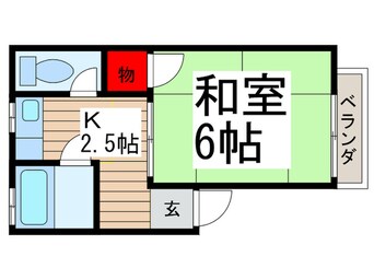 間取図 メイプル松葉