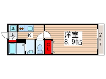 間取図 プロウノン高砂Ａ