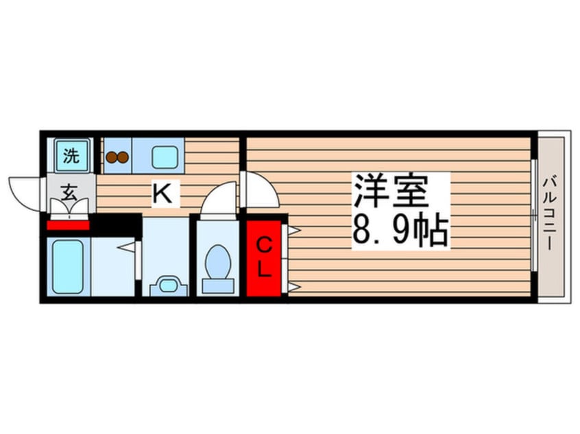 間取図 プロウノン高砂Ａ