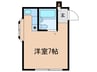 音羽小峰マンションズ 1Rの間取り