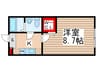 流山PS－１ 1Kの間取り