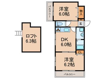 間取図 ルネ・丸美Ⅱ