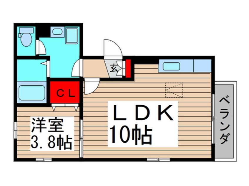 間取図 ル・ソレイユ