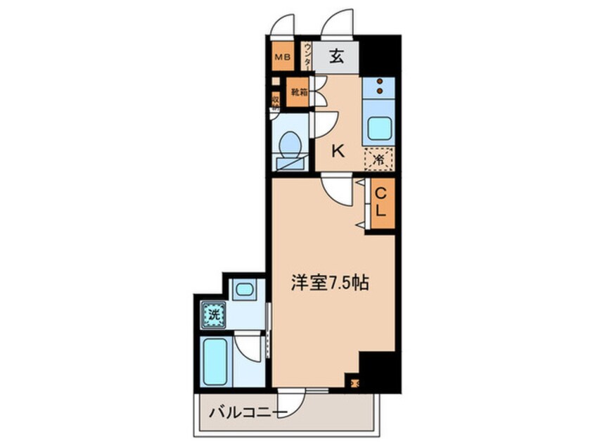 間取図 ｸﾞﾗﾝﾄﾞｺﾝｼｪﾙｼﾞｭ麻布(301)