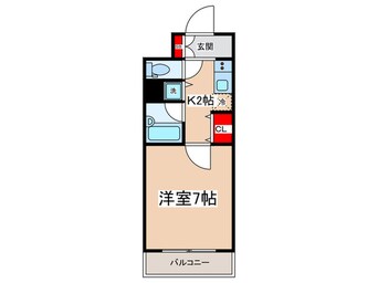 間取図 ｱｰﾊﾞﾝﾌｧｰｽﾄ錦糸町（504）