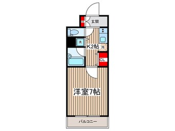 間取図 ｱｰﾊﾞﾝﾌｧｰｽﾄ錦糸町（504）