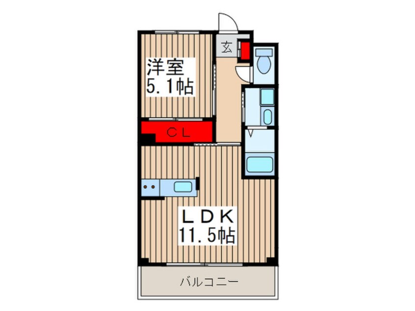 間取図 Bandiera