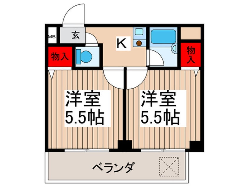 間取図 プロシード市川南