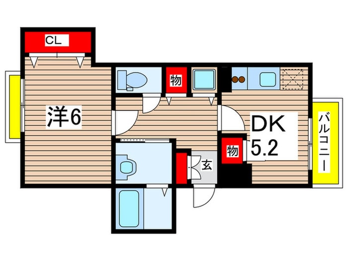 間取り図 アンビシャス千葉城前