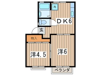 間取図 シ－サイドコ－ポＢ
