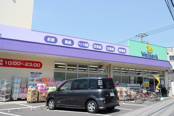 ウェルパーク中野島店(ドラッグストア)まで700m グリーンメイツ