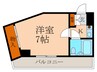 板橋昭和ビル徳丸 1Kの間取り