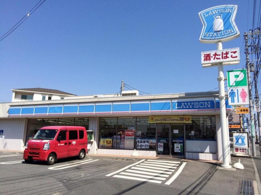 ローソン旭区上白根町店(コンビニ)まで392m アビタシオンベル