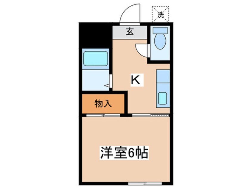 間取図 大根スカイリッチマンション