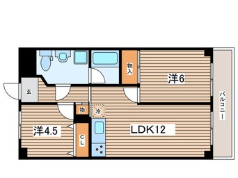 間取図 ハピネス飯田六号館