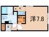ＺＥＳＴ横浜レジデンス 1Kの間取り