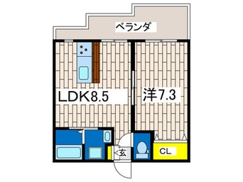 間取図 HIRANO APARTMENT
