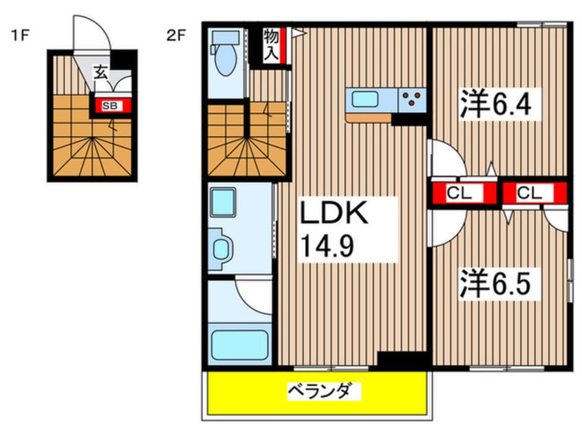 間取図 Urban Suites Kunitachi
