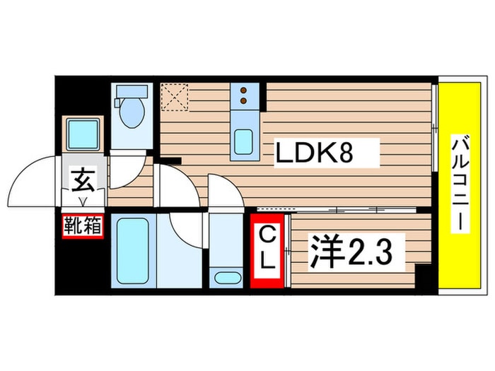 間取り図 アーバネックス森下WEST
