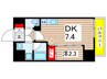アーバネックス森下WEST 1DKの間取り