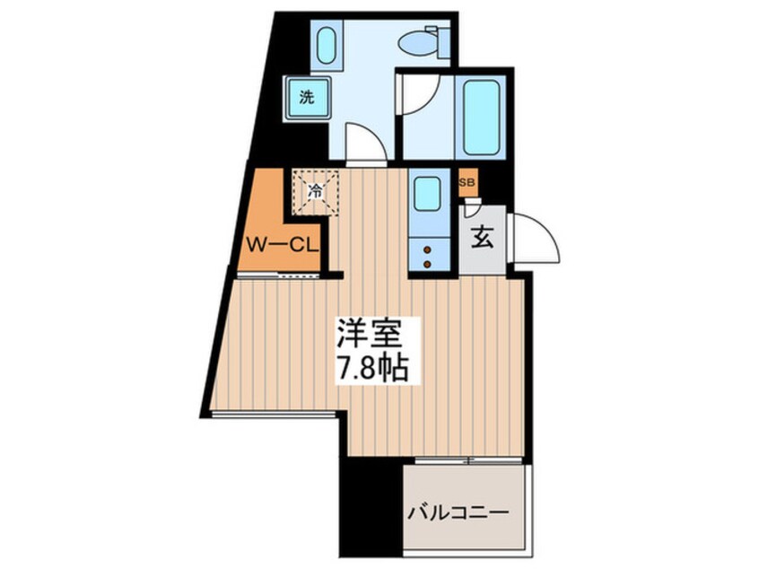 間取図 ウィルテラス千歳烏山