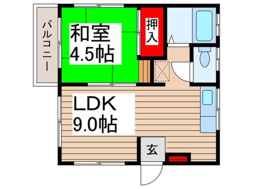 間取図 ビューハイツすごう