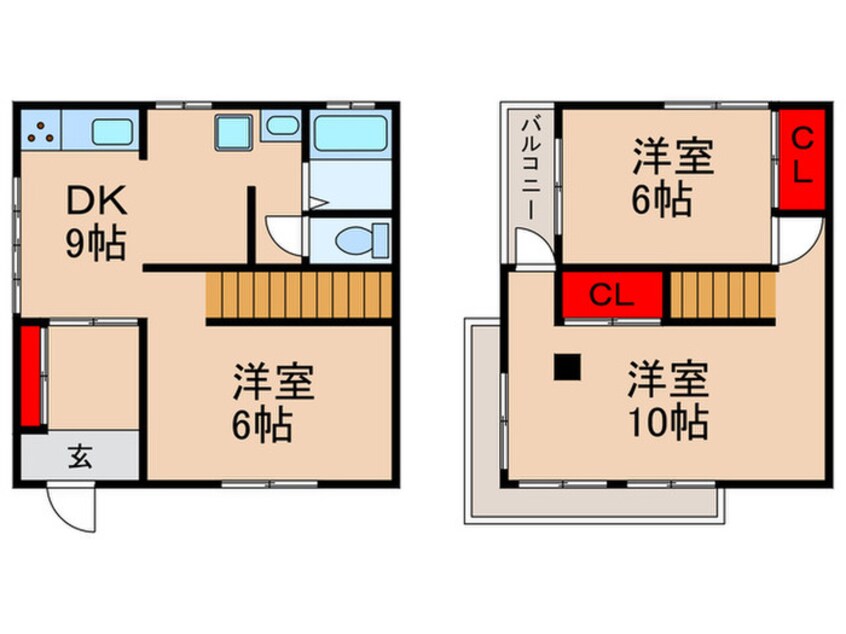 間取図 西篠崎２丁目戸建２１