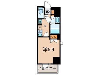 間取図 レジディア中延Ⅱ