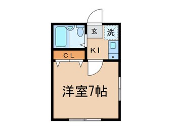 間取図 コーポＯＤＡ