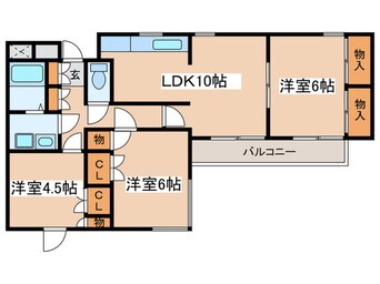 間取図 ハイツアザミリア