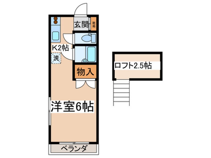 間取図 聖蹟リバーサイドブルー