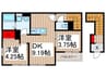 仮)リーブルファイン志木上宗岡 2DKの間取り