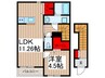 仮)リーブルファイン志木上宗岡 1LDKの間取り
