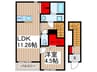 仮)リーブルファイン志木上宗岡 1LDKの間取り