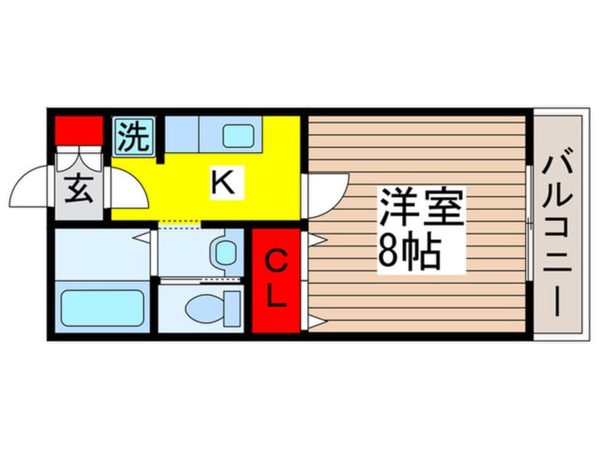間取図 プティ・メゾン入船