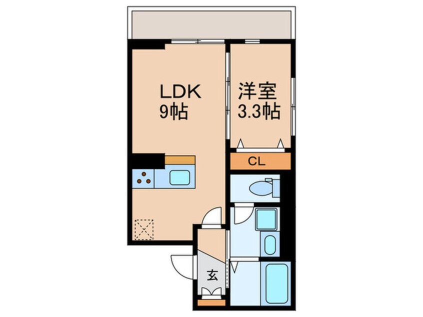 間取図 セジュール東糀谷