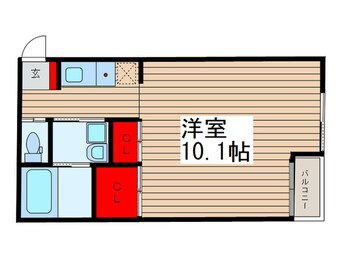 間取図 Ｈ・Ｉ・江戸川