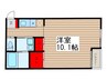 Ｈ・Ｉ・江戸川 1Rの間取り