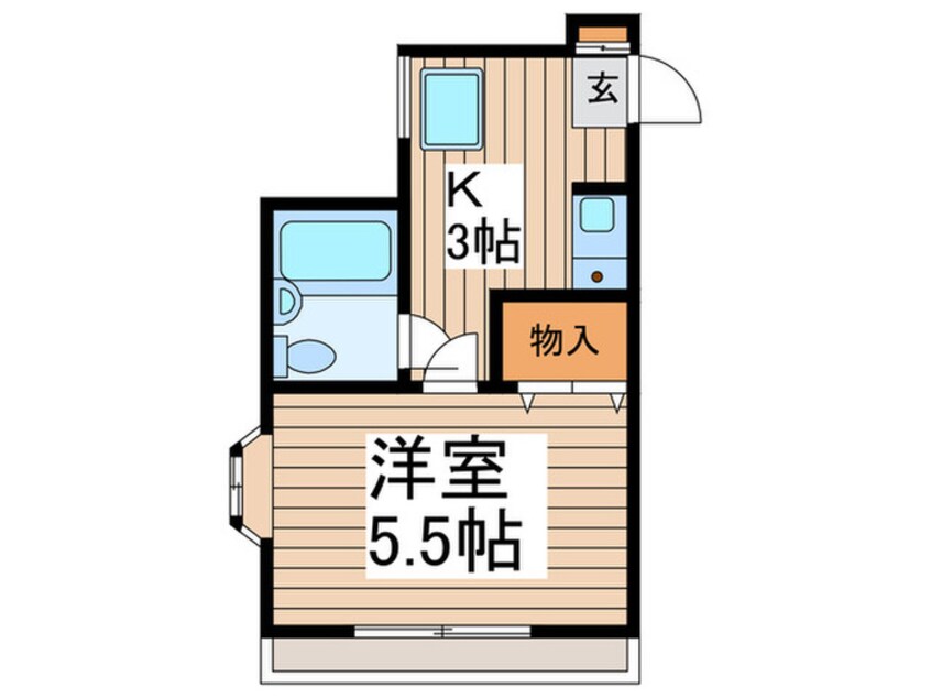 間取図 ヴェルディ石井