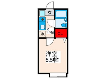 間取図 リュ－デスハイムＡ・Ｂ