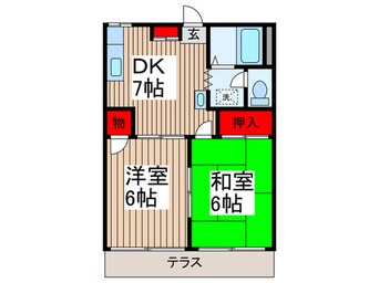 間取図 サニーコート