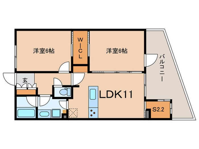 間取り図 グランカーサ川崎生田