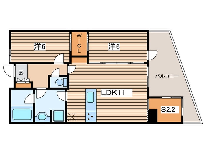 間取り図 グランカーサ川崎生田