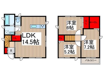 間取図 beleza笹目南町（５号室）