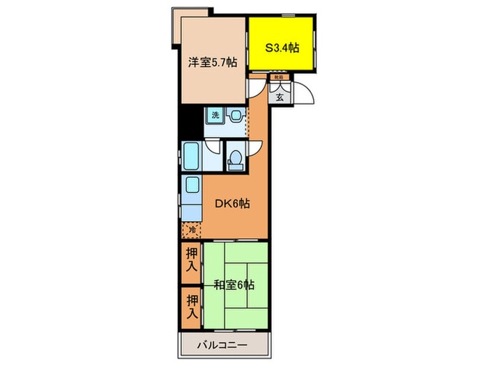 間取り図 コンフォール矢向