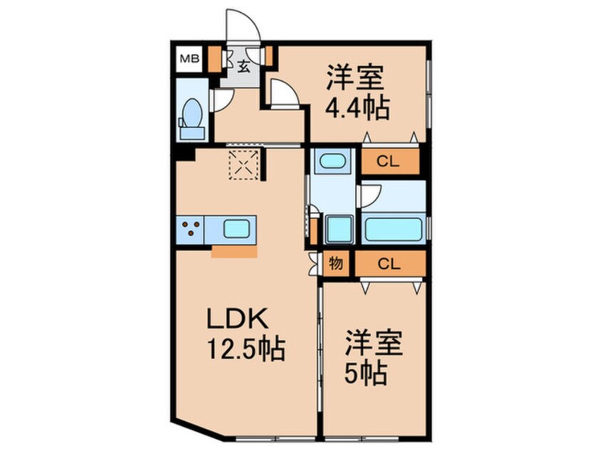 間取図 ルネサンスコート桜新町