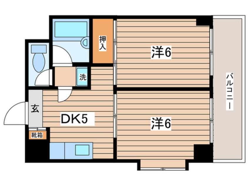間取図 クロノス新綱島