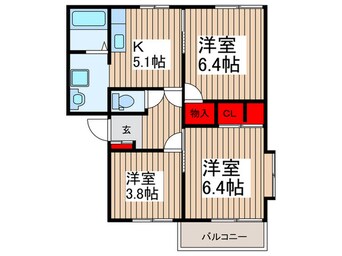 間取図 大伊ハイツＣ