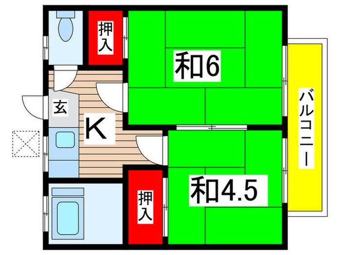 間取り図 フレンドハイツ